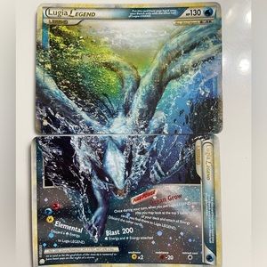 Pokémon Lugia Legends 2010 set (Top 113/123 & Bottom 114/123)